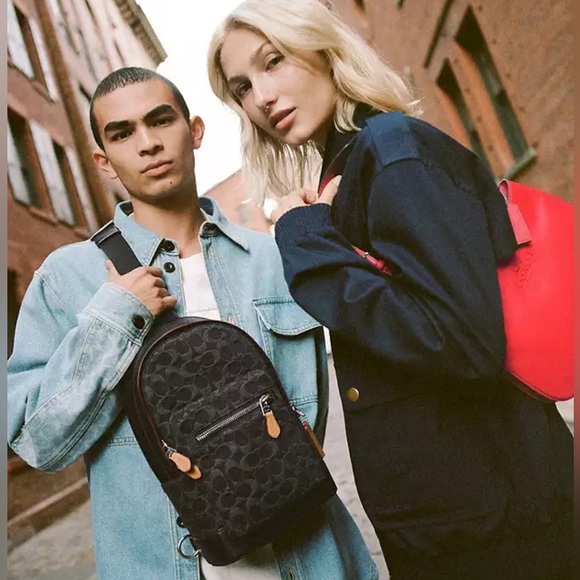 COACH Belt Bag/Crossbody in Signature Denim  C0913 AUTHENTIC - Picture 10 of 12